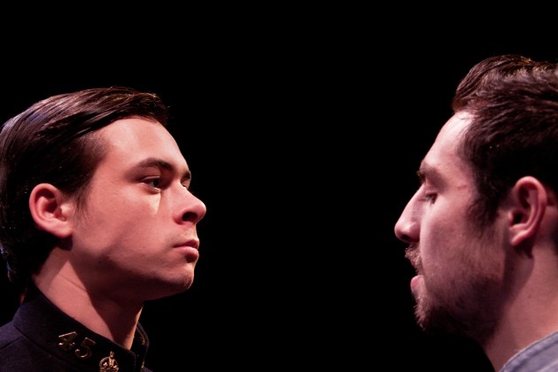 Adam Long and Arron Lee in Better Times by Barrie Keefe - Third Year Graduation show at The Arden School of Theatre in Manchester.