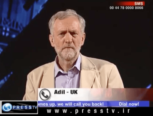 Jeremy Corbyn on PressTV 6.3.2010